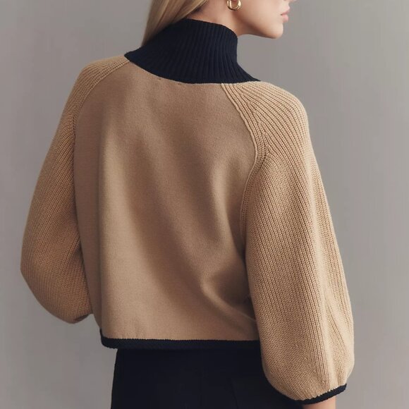 Anthropologie Maeve Knit Cat Cardigan Sweater Cape Kitty Cats Shrug XL NWT - Picture 4 of 7